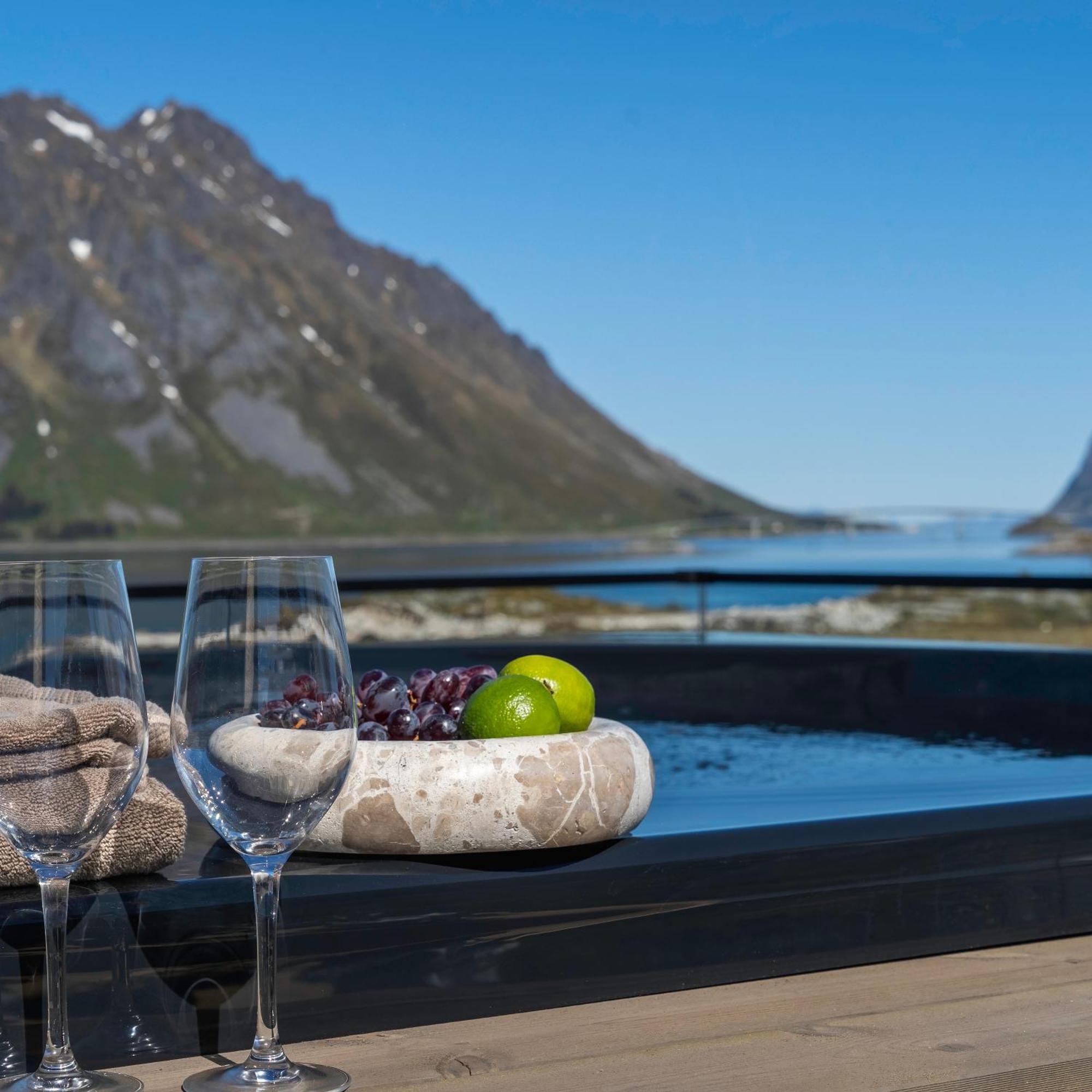 New! Spectacular Cabin In Lofoten Villa Kleppstad Exterior foto